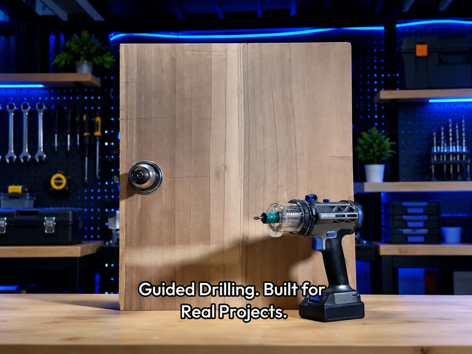 How to Install a Door Knob: Drill a Clean Through Hole with SPESYN ST3