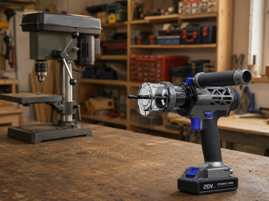 Handheld Drill Press: Bringing Drill-Press Control Anywhere